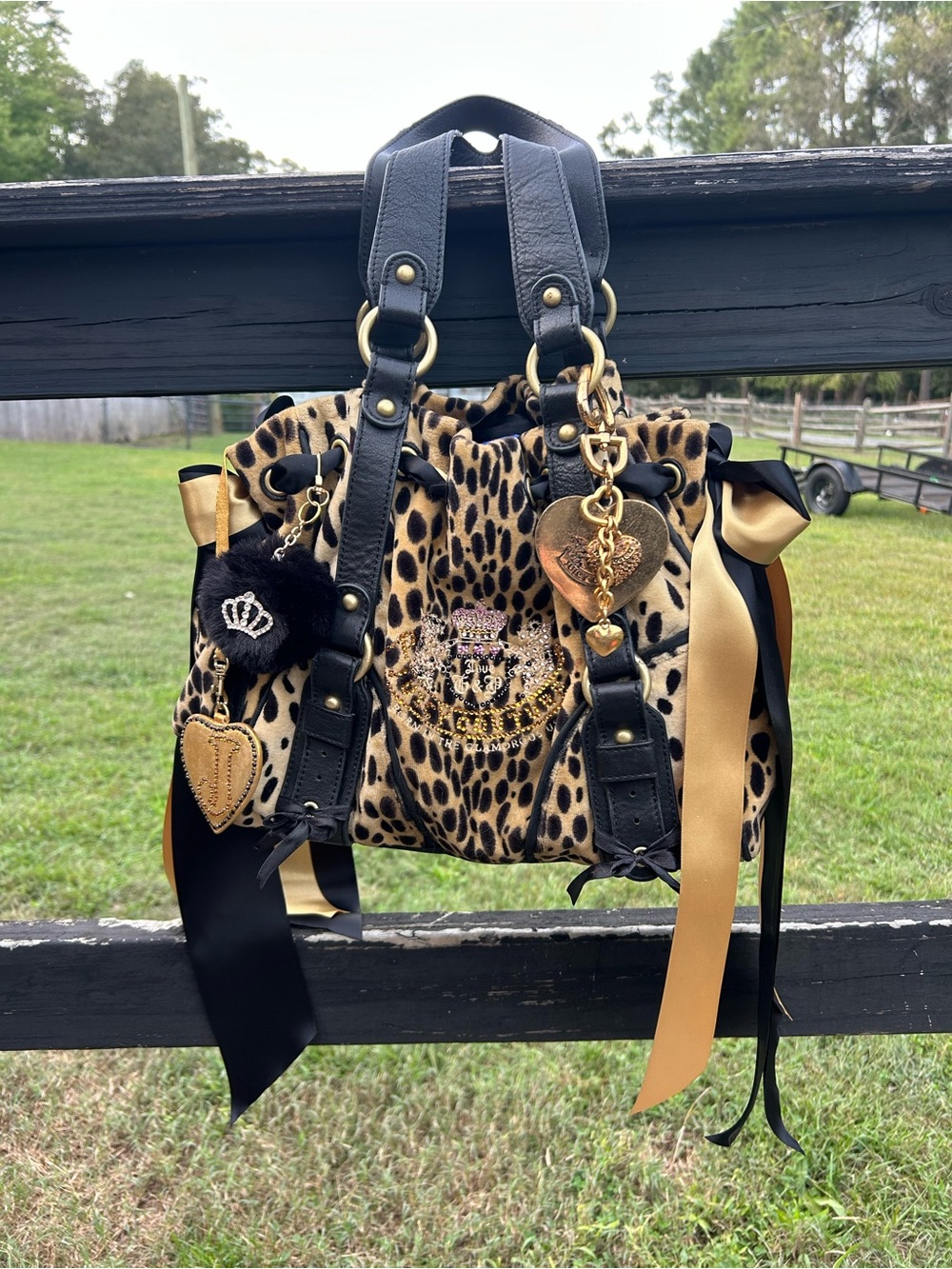 Vintage Custom Juicy Couture Leopard Print Daydreamer